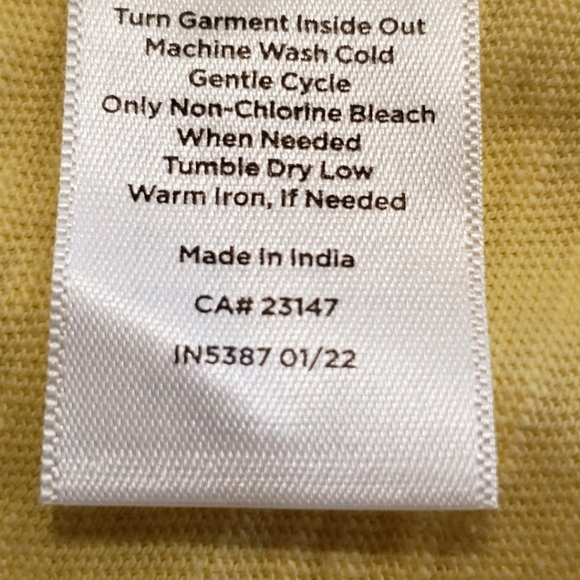 TALBOTS SMOCKED NECKLINE T-SHIRT - Picture 5 of 6